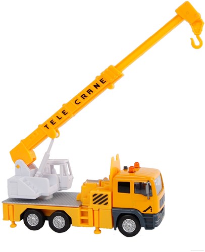 Kids GLOBE Kran Spielzeug Die-Cast mit Licht und Sound 15cm-3