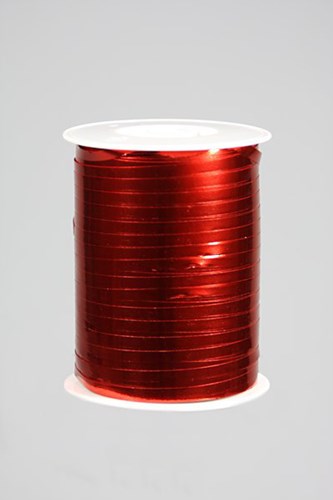 Kräuselband metallic rot 10 mm 12100