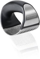 Leifheit Knoblauchpresse ProLine Knobi King - Edelstahl Küchenhelfer schwarz