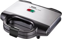 Tefal Sandwichmaker Edelstahl ultrakompakt 700W Antihaft sicher