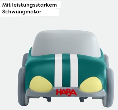 Haba Rennauto - Grünes Spielzeugauto aus recyceltem Kunststoff für Kinder-2