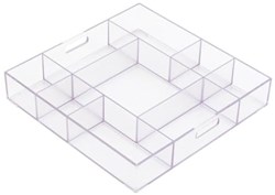 Guidecraft stapelbares Sortiertablett - Lernspielzeug - durchsichtig