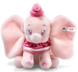 Steiff Plüsch Disney Kuscheltier Dumbo rosa 13 cm - weiches Spielzeug