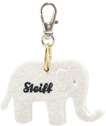 Steiff pluche Pendant little felt elephant, white - 5 cm