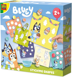 Ses Formen kleben Bluey - Kreatives Bastelspielzeug für Kinder