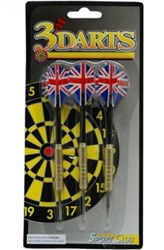 Twisk Dartpfeile Brass 18 Gramm Set mit 3 Stück für Kinder