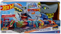 Hot Wheels City Ultra Shark Car Wash