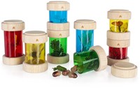 Guidecraft Schatzröhrchen Spielzeug - bunte Entdeckungsröhren Set