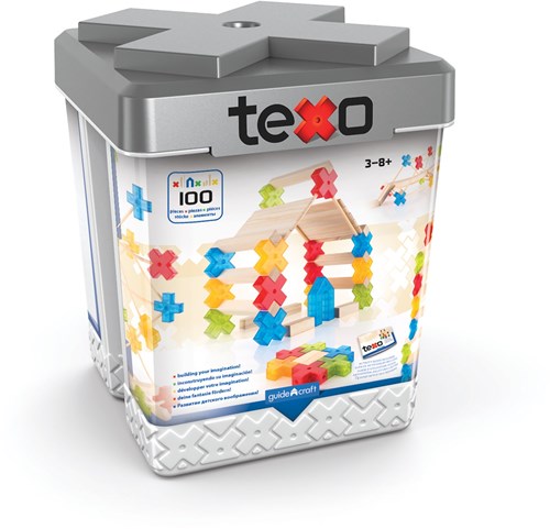 Guidecraft XGC-G9503 Texo-Konstruktion, 100 Stück, bunt-2