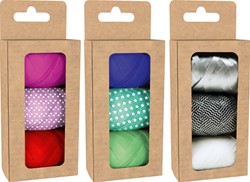 Designgruppe 3 Kugeln Kräuselband sort. RB-09033-L