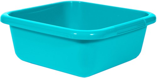 Curver Spülbecken quadratisch 10 Liter blau - Kunststoff Waschschüssel