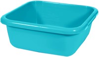 Curver afwasbak vierkant  40cm 15L molokai blauw