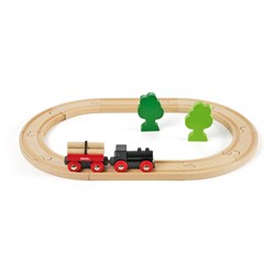 Brio Zugset mit Bäumen - Holzspielzeug Eisenbahn - 33042