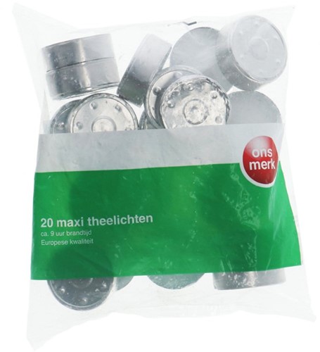 Ons Merk Theelichten Maxi 20