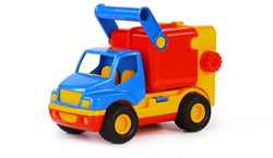 Wader Müllwagen Recycle Truck Spielzeugauto 26 cm Kunststoff