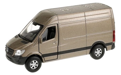 Mercedes-Benz Sprinter Bus Spielzeug Modellauto blau Die-Cast 1:34-2