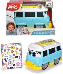 Dickie Spielzeugbus Sunny Surfer 25 cm mit Aufklebern - Volkswagen Bus