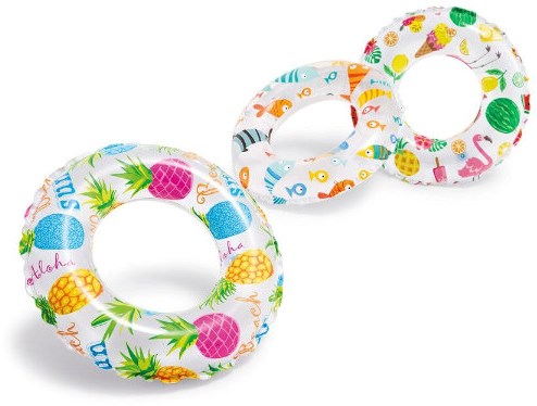Intex Schwimmring Lively Print 51 cm bunter Wasserspaß