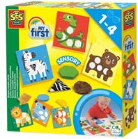 Ses sensorisches Spielzeug Mosaik Karten Tiere - 24 Formen