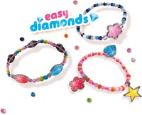 Ses Armbänder Bastelset - Easy Diamonds Schmuck für Kinder selber machen-2