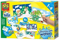 SES Farben mit Wasser Megaset versteckte Tiere - kreatives Bastelset für Kinder