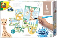 Ses Sophie la Girafe Malen mit Wasser - magische Karten - wiederverwendbar