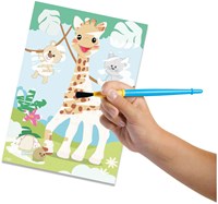 Ses Sophie la Girafe Malen mit Wasser - magische Karten - wiederverwendbar-3