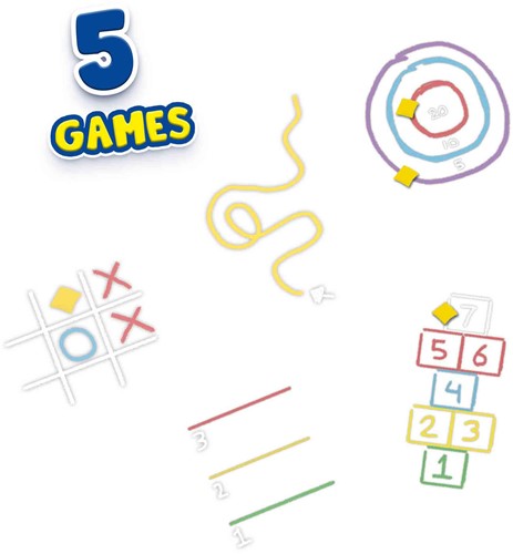SES Stoepkrijt Spellen 5in1-3