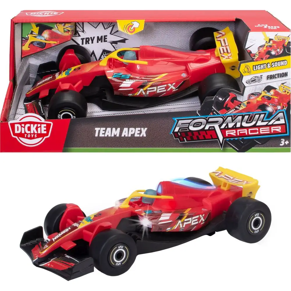 Dickie Spielzeugauto Formula Racer Team APEX mit Licht und Sound
