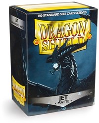 Dragon Shield Kartenhüllen matte - 100 Stück - Jet Schwarz - Trading Cards