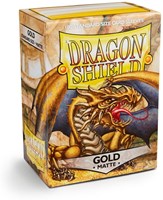 Dragon Shield Kartenhüllen matt gold 100 Stück - Kartenschutz