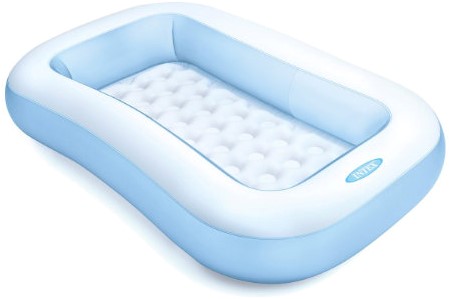 Intex Rectangular Pool - Kinder Aufstellpool - Planschbecken - 166 x 100 cm x 25 cm - Für 2+ Jahre