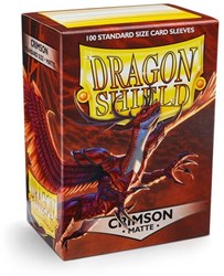 Dragon Shield Kartenhüllen Standardgröße matte crimson 100 Stück