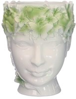 Bloempot Lady nature 14x12xH14,5cm groen