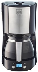 Melitta Kaffeemaschine Enjoy II Top Timer schwarz 10 Tassen Edelstahl