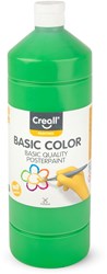 Creall Plakatfarbe grün - Schulmalfarbe 1 Liter Kinderfarbe