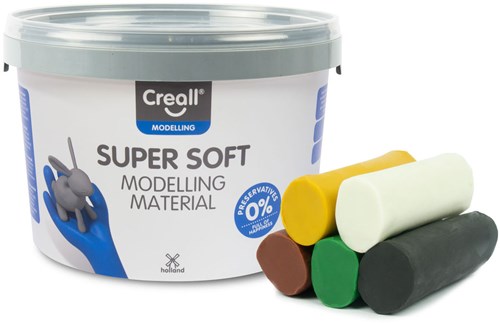 Creall Knete Safari Farben - Supersoft Modelliermasse 1750g für Kinder-2