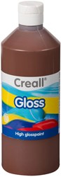 Creall Glanzfarbe braun 500ml - Kinderfarbe zum Basteln und Malen