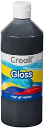 Creall Glanzfarbe schwarz - 500ml Bastelfarbe für Kinder