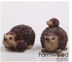 Tuinbeeld Egel met kind 10x7x8 cm