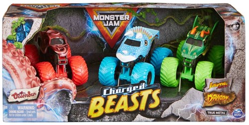 Monster Jam Charged Beasts 3er-Pack 1:64