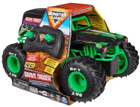 Spin Master Monster Jam  1:15 Rc  Grave Digger