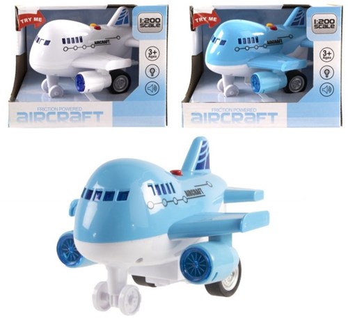 Kidsfun Flugzeug Spielzeug mit Licht und Sound - 14 cm - Flugzeug