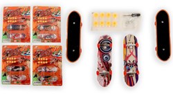 Kidsfun Finger-Skateboard Set mit Zubehör und coolen Prints - Spielzeug