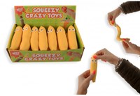 Jonotoys Bananen Stressball Spielzeug Set - Anti-Stress Quetschfigur 12 Stück