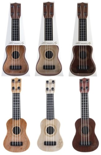 Kidsfun Gitarre Spielzeug Kunststoff 25cm bunt Musik Instrument Kinder