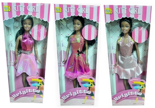 Teenagerpuppe Brigitte in Box 3 sort. 8402