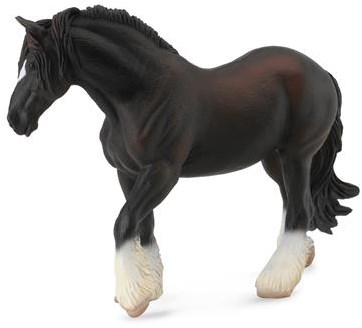 COLLECTA Shire Horse Mare Black - (XL)-2