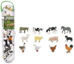 COLLECTA Set mit 12 Nutztieren