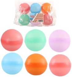 6 nachfüllbare Wasserbomben im Paket. 4079